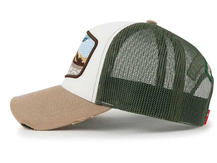ililily Premium Death Valley Embroidery Baseball Cap Structured Trucker Hat