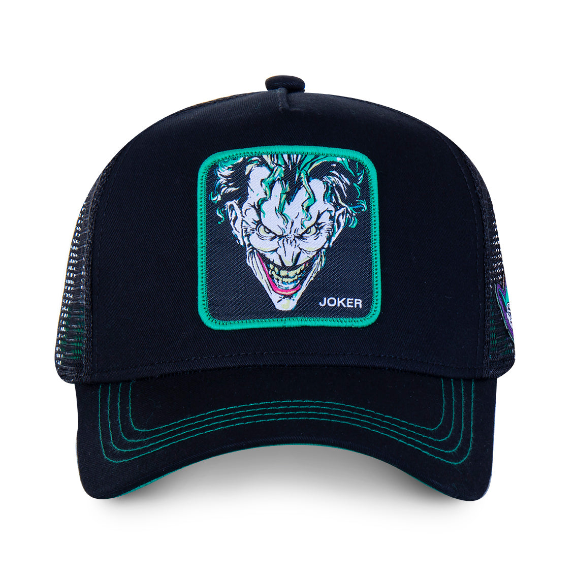 DC COMICS JOKER BLACK TRUCKER CAP