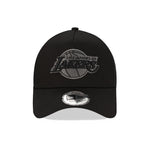 LA Lakers Tonal Black A-Frame Trucker Cap
