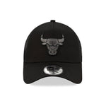 Chicago Bulls Tonal Black A-Frame Trucker Cap