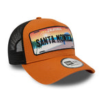 New Era Santa Monica License Plate Frame Trucker Cap