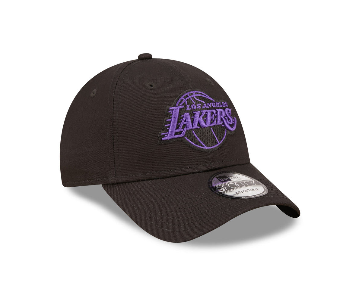 LA Lakers Essential Outline Black 9FORTY