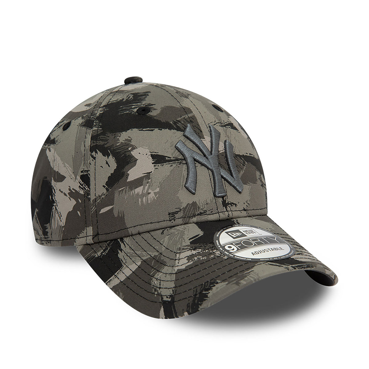 New York Yankees Painted All Over Print Grey 9FORTY