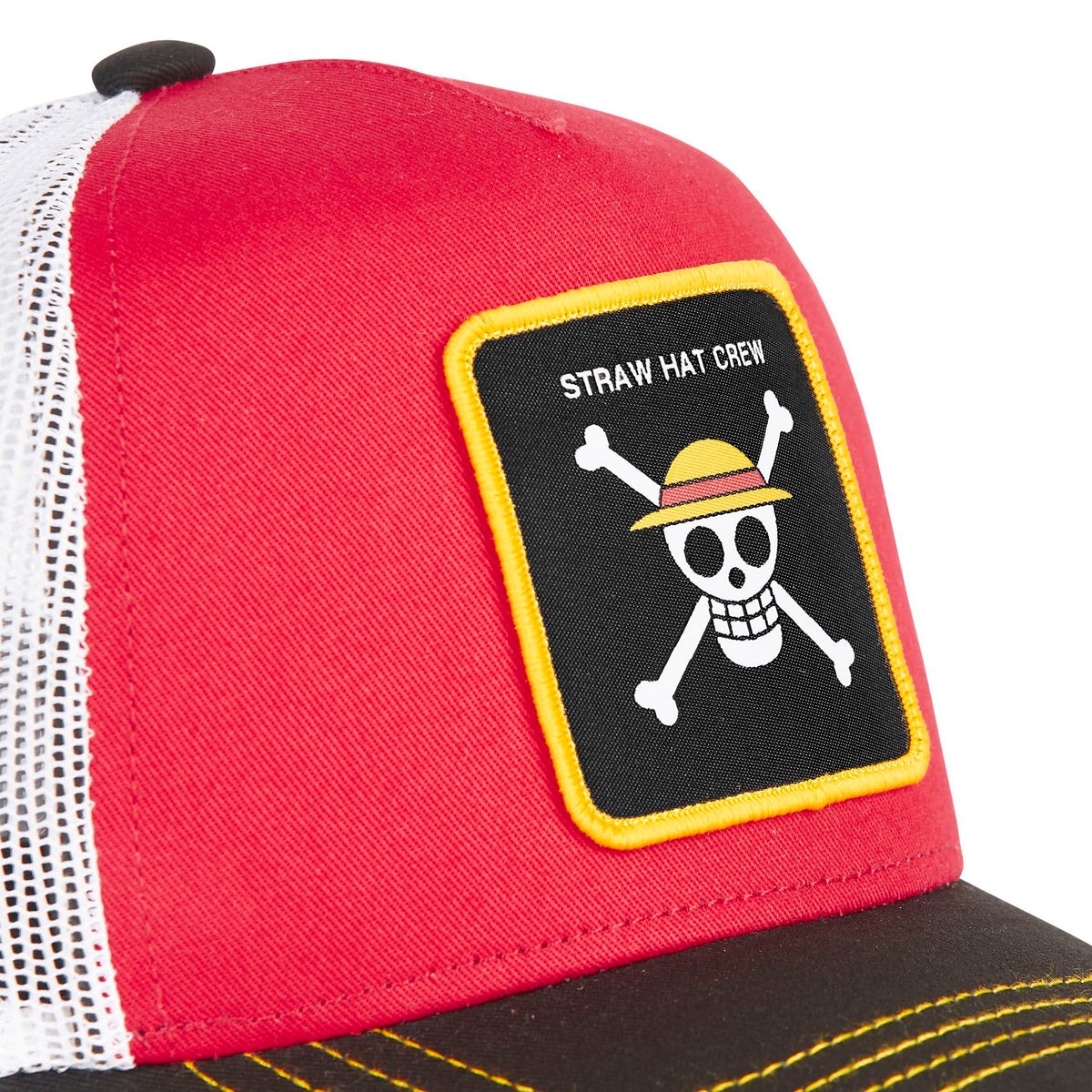 One Piece Sraw Hat Crew Red