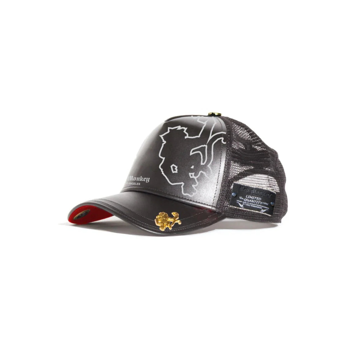 Red Monkey RM1347 Limited Edition Trucker Cap - Black & White