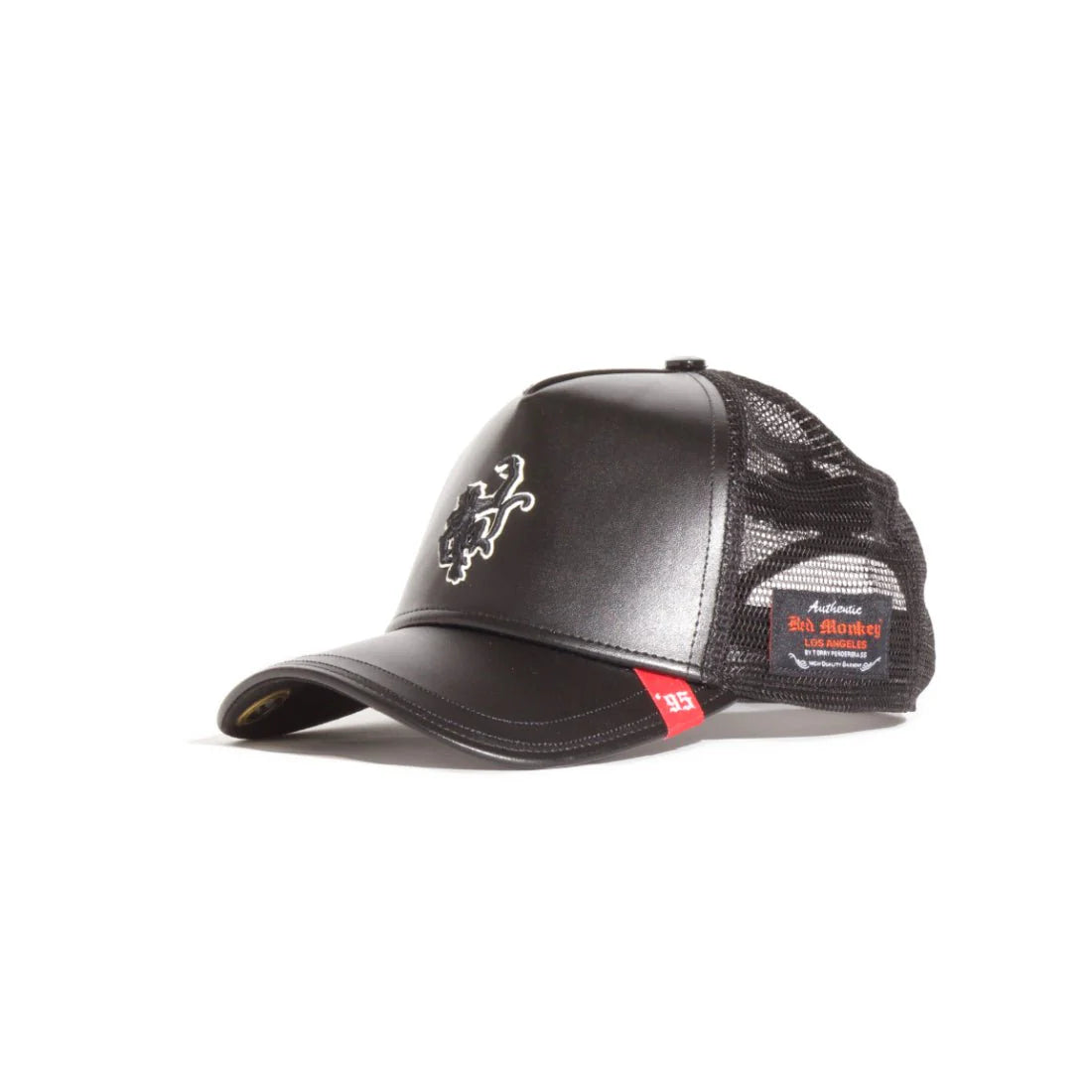 RED MONKEY “VARSITY ‘95” TRUCKER BLACK