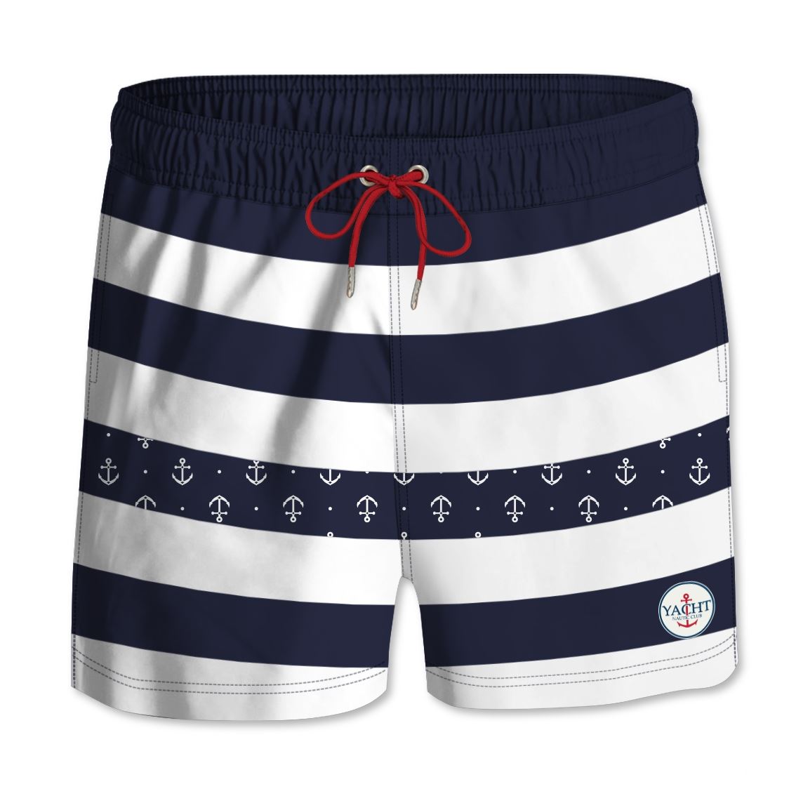 Yacht Club Stripes Swimming Shorts