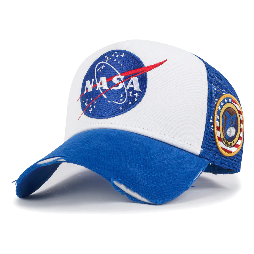 NASA Meatball White Blue QUEUECAPS