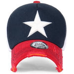 Star (Navy/Red)