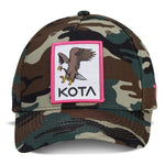 TOKYO TIME "KOTA" COLLAB CAP - CAMOUFLAGE/PINK